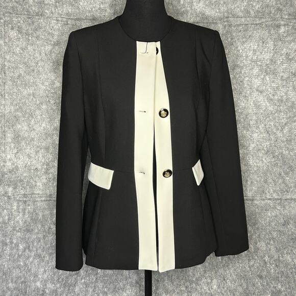 Zara Jackets & Blazers - Black & White Blazer